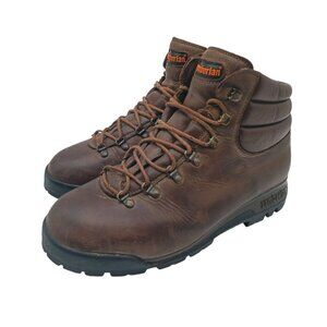 Zamberlan Boots Womens Sz 9 Brown Leather Hiking Vibram Sole Backpacking Italy